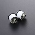 Earbuds Ear Buds Piercing Tunnel Ear Piercing Plugs Stone Ear Gauges