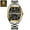 Gold Black, variant on POEDAGAR Luxury Stainless Steel Quartz Green Men Watch Luminous Waterproof Date Tonneau Case Watch