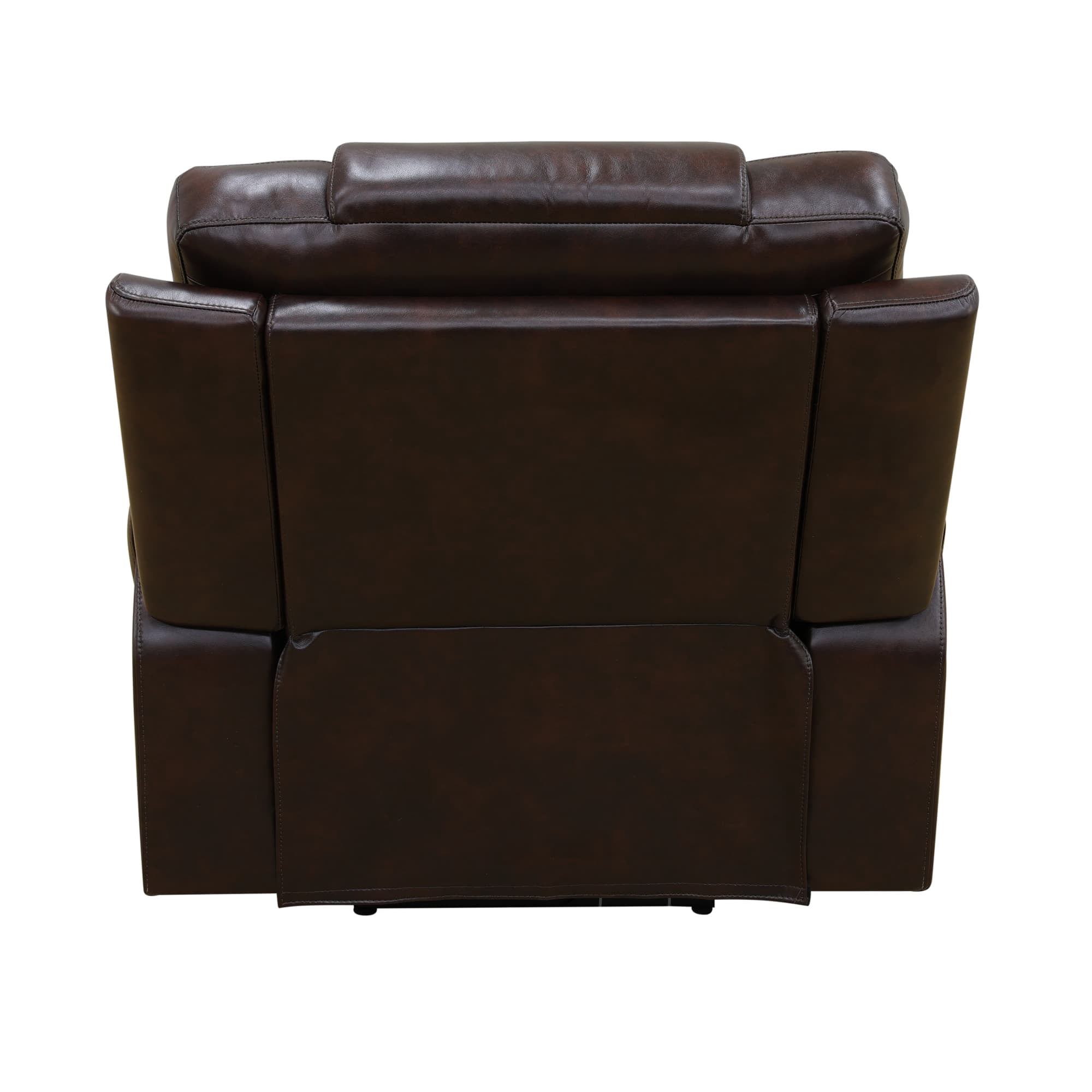 MAYEERTY Power Recliner Chair, Electric Leather Reclining Chair with USB Charging, Adjustable Backrest for Living Room, Brown