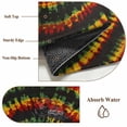 thumbnail image 6 of Round Rugs 3Ft, Colorful Ombre Boho Round Area Rug Washable Indoor Throw Carpet, Retro Red Green Yellow Gradient Art Small Non Slip Circle Rug for Bedroom Living Room Home Decor Aesthetic, 6 of 8