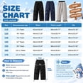 thumbnail image 5 of Hienoo Boys Performance Snow Pants Lined Zip Pocket Pants Elastic Waist Trousers, 5 of 9