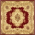 thumbnail image 1 of Unique Loom Versailles Medallion Motif Rug 6' x 6' Square Burgundy/Ivory, 1 of 10