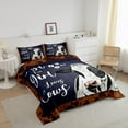 thumbnail image 2 of Erosebridal Cow Comforter Sets Queen Size,Milk Cow Bedding Sets Adults,Brown Cow Print Down Comforter Bedroom Decor,Farmhouse Cattle Animal Quilted Duvet with 2 Pillowcases, 2 of 5