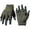 Army Green, variant on HANDLANDY Fingerless Work Gloves for Men Utility Padded Half Finger Driving Working Gloves, XXL