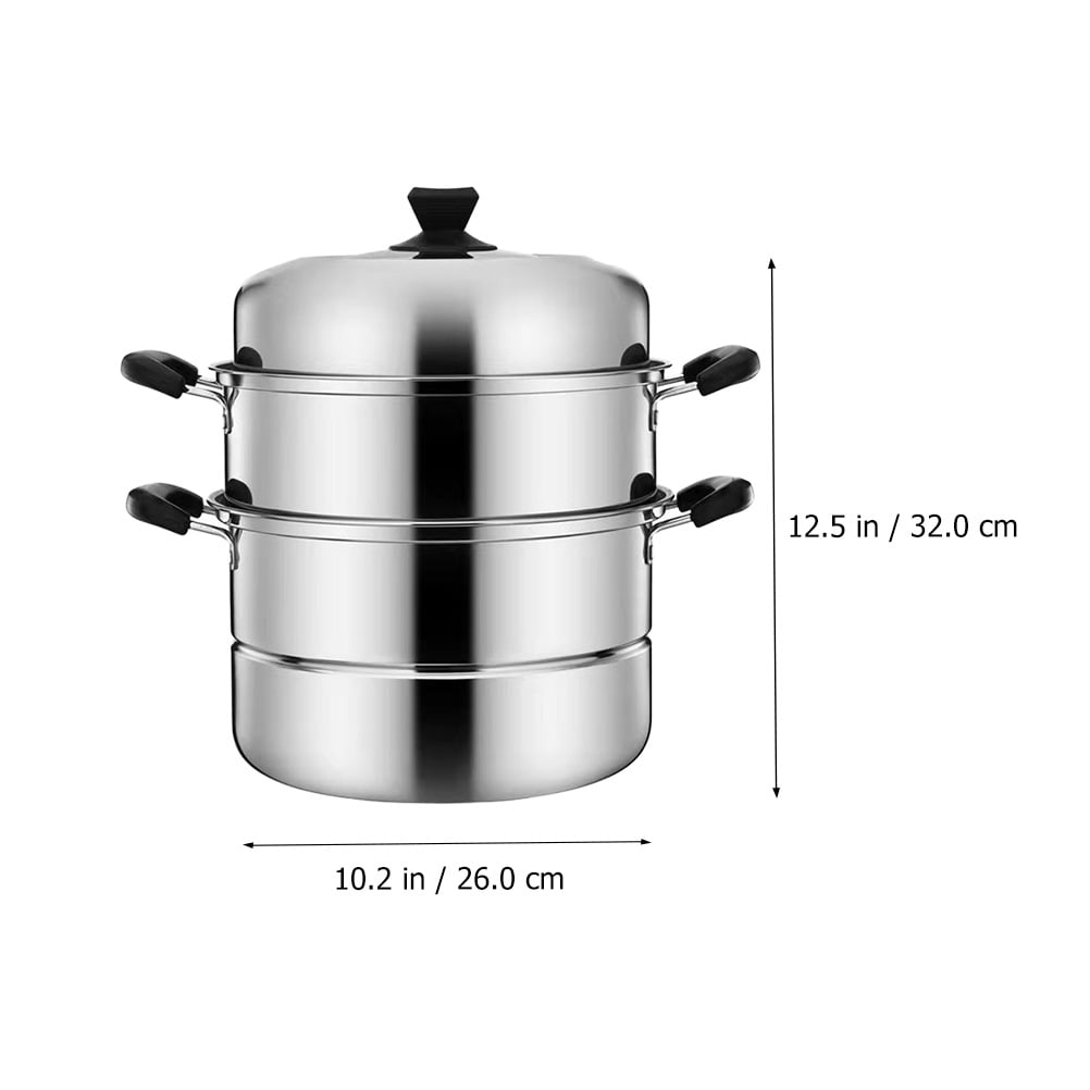 Buy Wholesale China Steamer Pot Oem Hot Selling Large Stainless Steel 2/3  Layer Restaurants Kitchenware Steamer Pot & Steamer Pot at USD 12.95