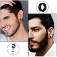 thumbnail image 3 of 2 Pzs Set De Aretes Magnéticos De Oreja Magnética Con Imán Punk Pendientes De Cruz Falsos Para Novio Amante Joyería, 3 of 4