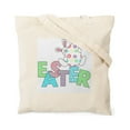 thumbnail image 2 of CafePress - Bunny With Easter Egg Tote Bag - Unisex Canvas Tote Bag, Beige, 1-Piece, 2 of 8