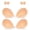 Nude*2, variant on 2 Pairs Adhesive Sticky Bra Push Up, Silicone Strapless Bras for Women with Reusable Nipple Covers for Backless Dresses, C