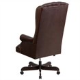 thumbnail image 3 of Scranton & Co Traditional Upholstered Executive Office Chair in Brown, 3 of 4