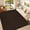 Reddish-brown, variant on Runner Rug Washable Non Slip, Woven Textured Hallway Carpet Low Pile Non Shedding Stain Resistant, Modern Neutral Solid Color Foldable Thin Mat for Entryway Kitchen Bathroom Bedroom Bedside, Charcoal
