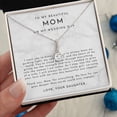 thumbnail image 3 of Mom Wedding Day Necklace, From Bride to Mom Gift | Alluring Beauty Necklace Standard Box, 3 of 3