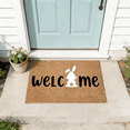 thumbnail image 5 of Decorr Easter Coir Doormat Outdoor Rug Bunny & Happy Easter Welcome Door Mat, Coir Easter Mat for Outdoor Front Porch Entryway Decor(23.6×15.8"), 5 of 5