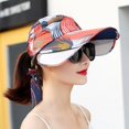 thumbnail image 1 of Sombrero de playa con lazo ajustable para mujer, gorra deportiva para montar al aire libre, sombrilla, protección solar, moda de verano, 1 of 3