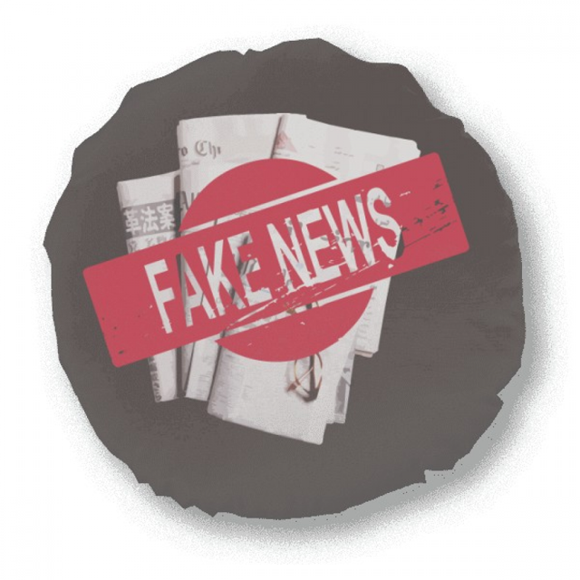 False Deception False Information Round Throw Pillow Home Decoration Cushion