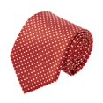thumbnail image 2 of Jacob Alexander Men's Polka Dot Print Regular Length Neck Tie - Rust, 2 of 7