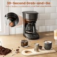 thumbnail image 4 of Cafetera WAA de 5 tazas con temporizador programable, 740 ml, negra, 4 of 8