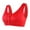 Red, variant on ibuvkizy Bras for Women Sports Bra Comfortable Breathable,Push up Wireless Bra,Woman's Comfortable Lace Breathable Bra Underwear No Rims,Women Bras Plus Size