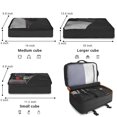 thumbnail image 3 of Mochila de viaje BANGE Carry On de 35 litros para portátil de 17,3" negra, 3 of 7