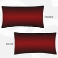 thumbnail image 3 of Bingfone Red Geometric Printed Pillowcase 20x36 inches - Standard Pillow Cases with Envelope Closure,Gifts for Women Men, 3 of 9