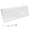 White, variant on Macally Mac Wired Keyboard USB C + A (Dual Plug) - Full 107 Keys, 22 Shortcuts, and Quiet Typing - White