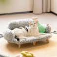 thumbnail image 4 of Wewoofun Wooden Pet Bed Dog Nest Cats Dog Beds Luxury Cat Bed Pets Safety Sleeping Bed for Small Medium Dogs ShopWise Round, 4 of 6