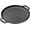 Black, variant on Bruntmor Pre-Seasoned Cast Iron Grill Pan for Outdoor/Indoor Cooking. 12" Large Skillet