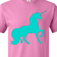 thumbnail image 4 of Inktastic Aqua Unicorn T-Shirt, 4 of 5