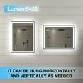 thumbnail image 6 of Apex-Noir 24"x32" Framed LED Lighted Bathroom Mirror, 6 of 12
