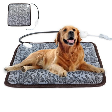Sunshinehomely Pet Heating Pad Portable Electric Pet Heated Mat Indoor Puppy Heating Pad Waterproof Heating Pad for Dogs and Cats