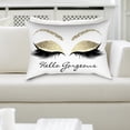 thumbnail image 3 of de Decoración del hogar Patrón de pestaas Funda de cojín de poliéster Oficina Coche Café Funda de almohada (J) LHCER Descripción de la referencia, 3 of 8