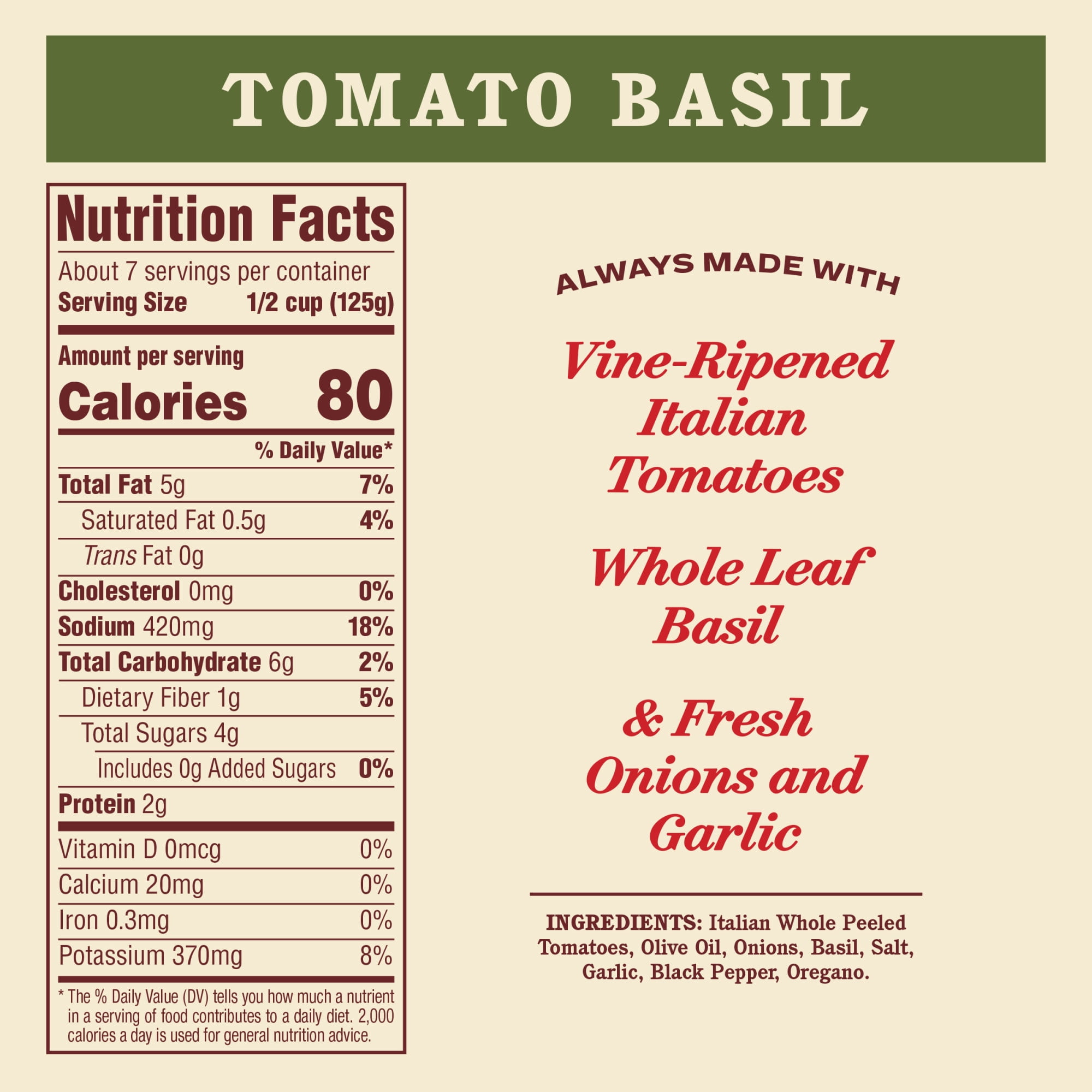 (3 pack) Rao's Homemade Tomato Basil Sauce Made with Italian Tomatoes, 32 oz