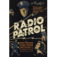 thumbnail image 2 of Unknown 23x32 Black Ornate Wood Framed with Double Matting Museum Art Print Titled - Vintage Film Posters: Radio Patrol, 2 of 4