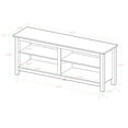 thumbnail image 7 of Walker Edison Wood TV Stand for TVs up to 64" - Barnwood, 7 of 7