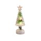 thumbnail image 2 of xihome Mini rbol de Navidad luminoso con luz LED - Decoracin navideña de escritorio de 14 cm para el hogar y la oficina - Adorno de copo de nieve a pilas, 2 of 6