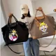 thumbnail image 2 of Sailors Moons-Bolso de viaje para mujer, bolso de mano de gran capacidad, impermeable, a la moda, para gimnasio, equipaje, bolso de hombro, regalo, 2 of 5