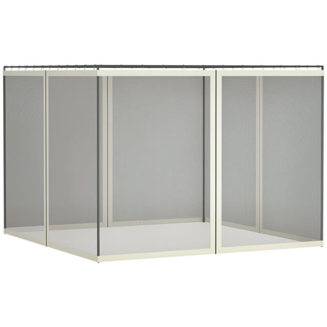 Outsunny 10' x 13' Gazebo Replacement Mosquito Netting Screen Walls