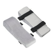 Office Chair Arm Pads, 2 Pcs Office Chair Arm Cover Office Chair Pads Armrest Cushion Memory Cotton, Grey