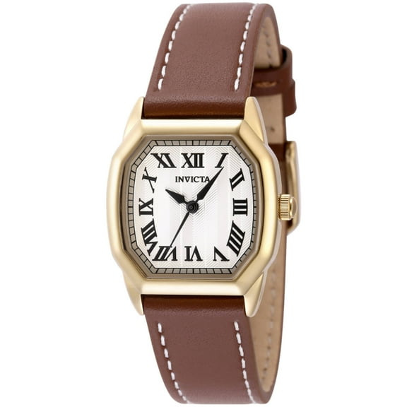 Invicta 48962 Women's Wildflower Quartz Brown Leather Strap Watch