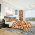 thumbnail image 1 of Designart 'Abstract Triangle' Modern Bedding Set - Duvet Cover & Shams, 1 of 4