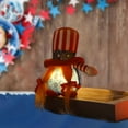 thumbnail image 5 of CQCYD Toys under $5 Lighted Patriotic Memorial Day 4th of July Gnomes, Light Up Elf Patriotic Memorial Day 4th of July Christmas Decorations for Home, 5 of 6