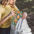 thumbnail image 5 of FORMRS 13-13.3 inch Laptop Sleeve Case Soft Carrying Quilted Computer Bag Cover, Pink Oranges, 5 of 7