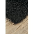thumbnail image 3 of Beringer Plush 2.5in Faux Fur Rug, Jet Black, 5ft x 7ft Area Rug, 3 of 4