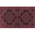 thumbnail image 1 of Ahgly Company Indoor Rectangle Traditional Maroon Purple Persian Area Rugs, 8' x 12', 1 of 6