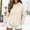 Beige, variant on Liuinsasek Zip Up Hoodies for Women Drawstring Casual Oversized Sweatshirt with Pockets Cozy Winter Clothes