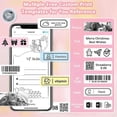 thumbnail image 5 of Mini Portable Printer: Bluetooth Wireless Pocket Inkless Thermal Printer Sticker Maker with 5 Roll, 5 of 5