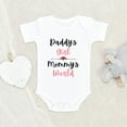 thumbnail image 2 of Adorable Baby Clothes - Daddy's Girl and Mommy's World Baby Clothes - Pregnancy Announce Baby Clothes, 2 of 4