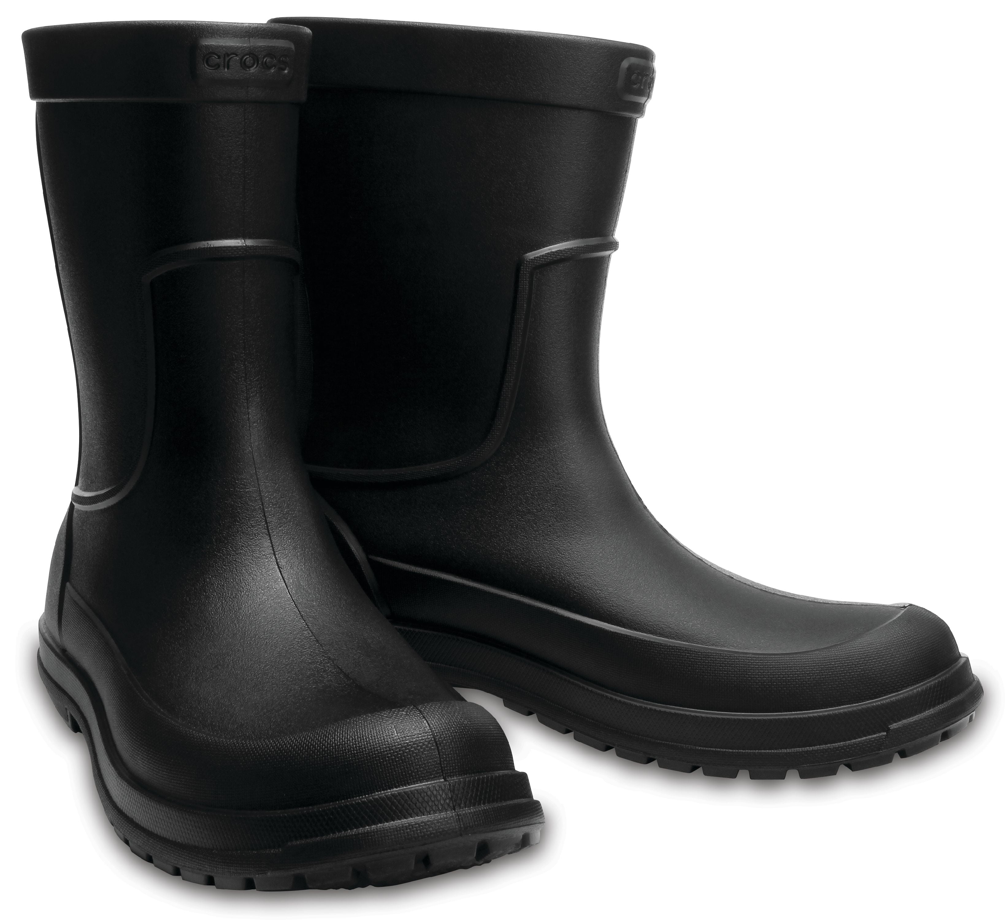 crocs rain boots men