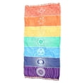 thumbnail image 4 of Towel Rainbow Blanket Yoga Mat Beach Tapestry Hanging Home Textiles for Versatile Use and Stylish, 4 of 7