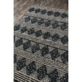 thumbnail image 5 of Momeni Andes Hand Woven Wool and Viscose Charcoal Area Rug 7'9" X 9'9", 5 of 5