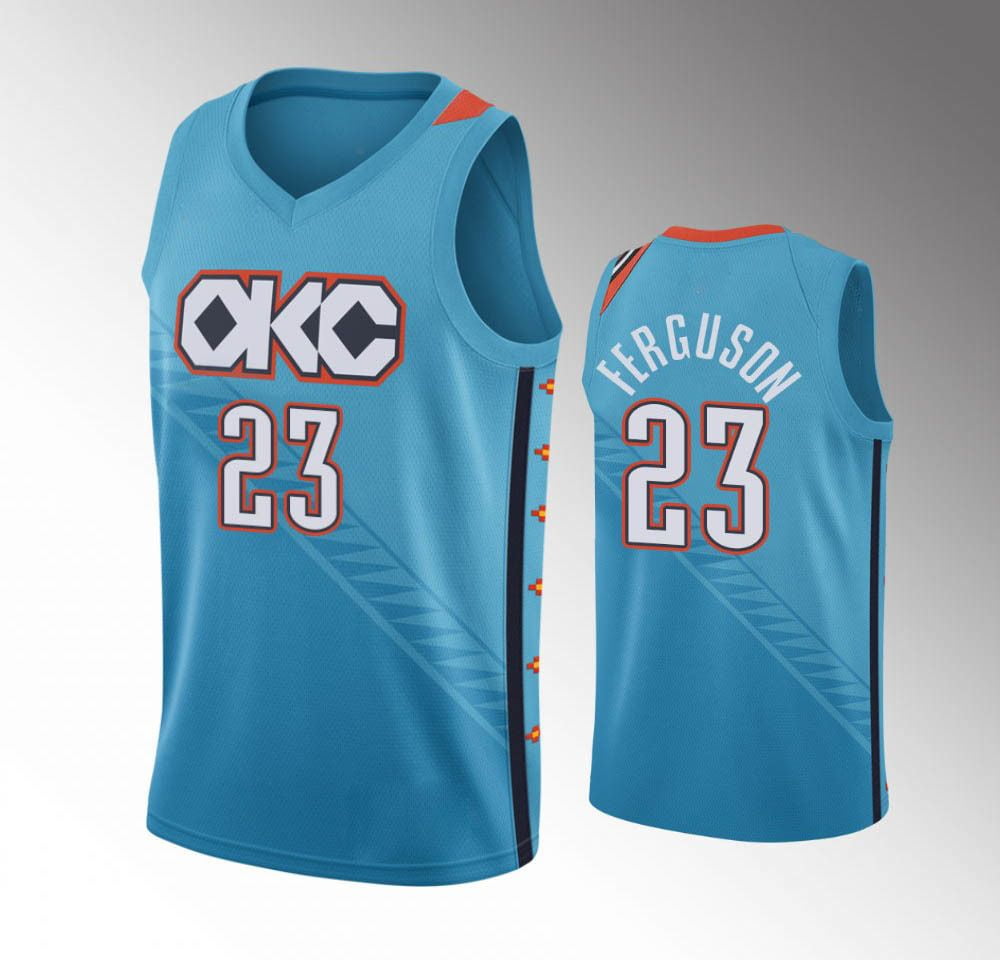 Oklahoma City unveiled Paul George's jersey and some people are